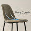 Chaise rembourrée en tissu Sheryl-400705817