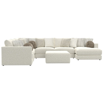 Ritzy 6-piece Modular Sectional (rsf Chaise) And 1 Included Cocktail Ottoman