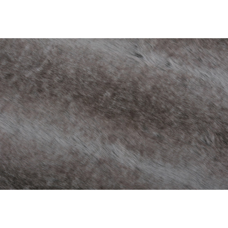 Faux Fur Animal Print Faux Fur Shag Area Rug, Novelty 73.7cm x 114.3cm