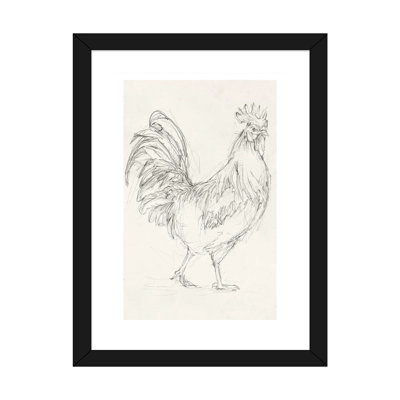"Rooster sketch I" par Ethan Harper, reproduction d’art