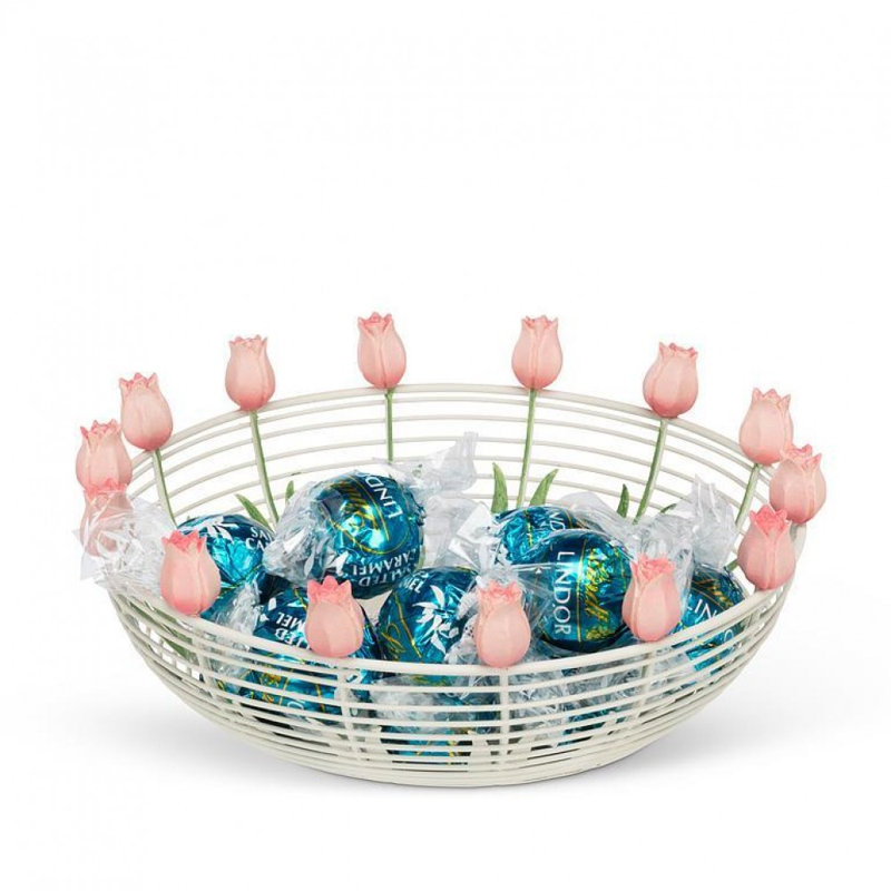 Bol décoratif en tulipe