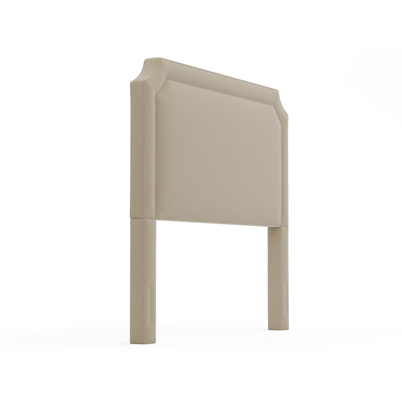 Tête de lit tapissier Waneeta, Grand, Beige