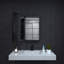 Armoire à pharmacie Hennagan avec miroir et 4 tablettes réglables-1501459027-1501459038