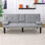 Multi-Functional Foldable Sofa Bed With Cup Holder, Ideal For Transforming Living Spaces Into Guest Rooms And Offering Comfortable Resting Areas.-99952324