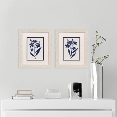 Indigo Botanic Framed Art