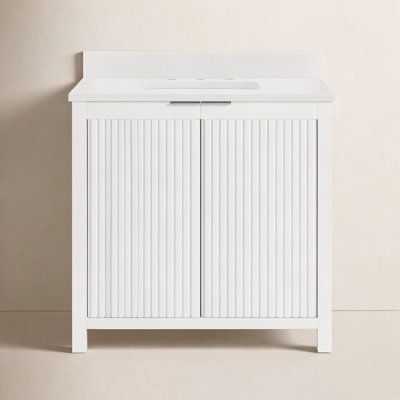 Through Lines 36" Single Bathroom Vanity