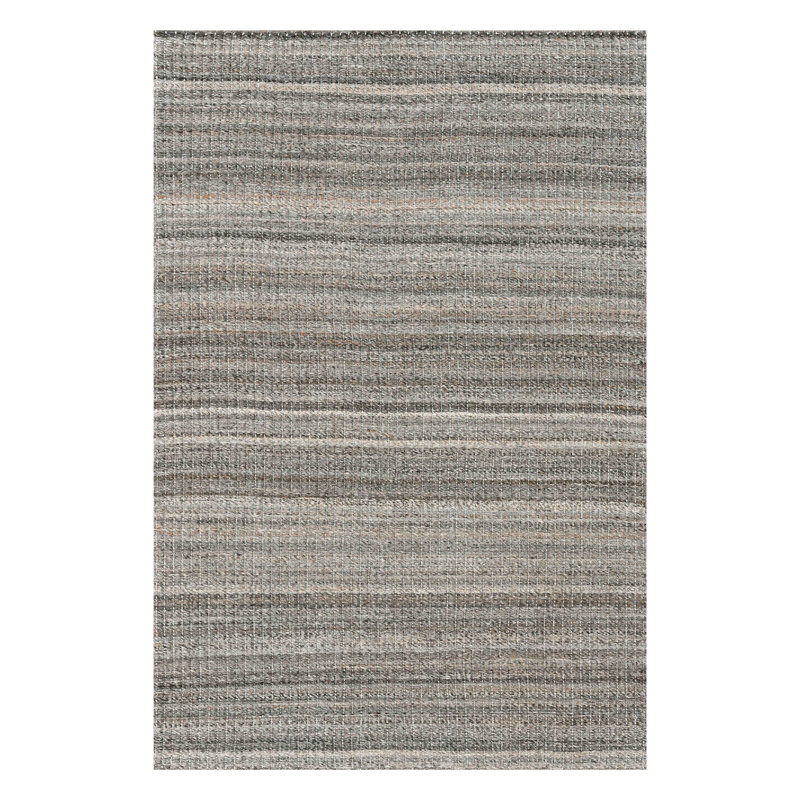 Atlantic Striped  Brown Hand-Woven (Outdoor) Area Rug, Rectangle 2' x 3'