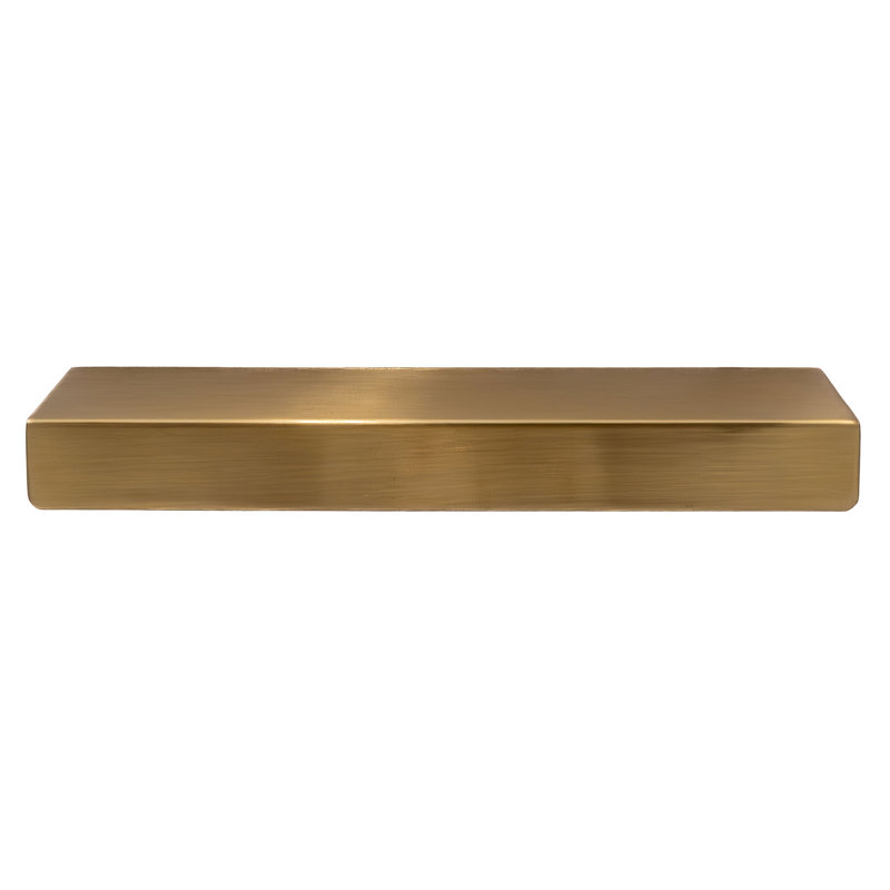 Martin 5" Center to Center Satin Brass Edge Drawer Pull Multipack, Satin Brass, 5"