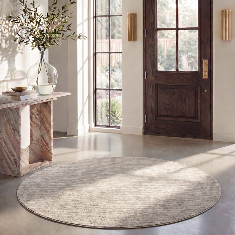 Tapis abstrait Whitney 718 Performance, Rond 6 pi 7 po
