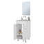 Armoire de salle de bain 2 portes Saratoga, blanc