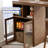 Minimalist Rectangular Solid Wood Bar Table