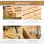 Balancelle 3 places en bois
