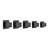 3/4" Brass Shower Adjusting - Matt Black, Extra High Flow, Adjustable Handle For Precise Volume And Flow Control