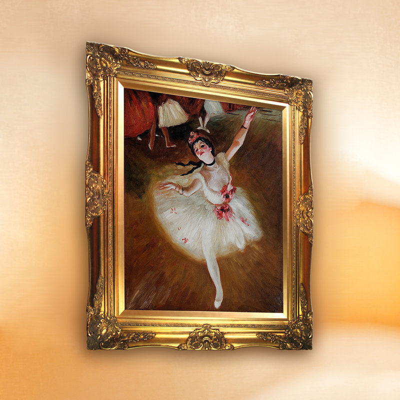 « star dancer » par edgar degas, peinture encadrée