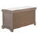 Briananthony Canvas Upholstered Storage Bench