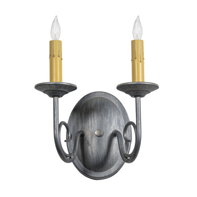 Anyya Steel Candle Wall Light