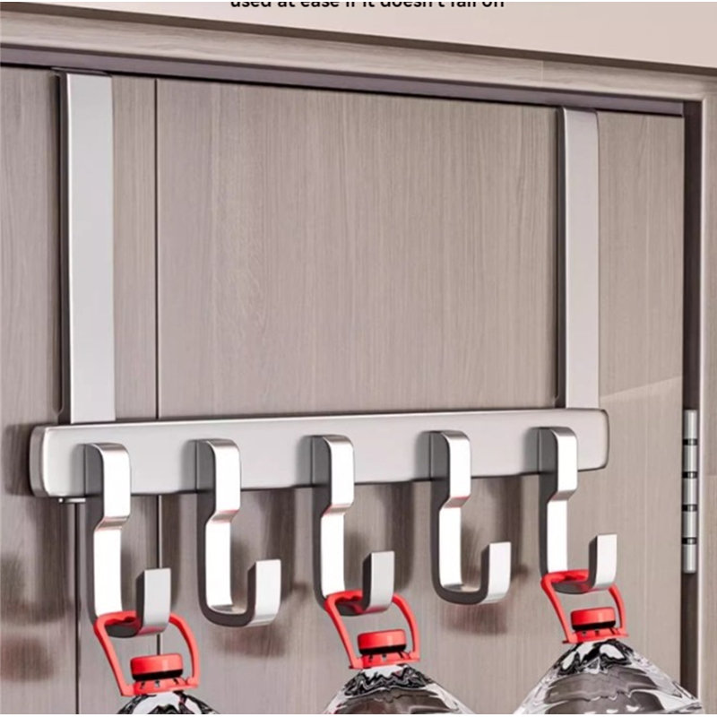Porte-crochet en alliage d'aluminium au-dessus de la porte