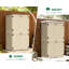 Remise de rangement pour la cour extérieure, remise en plastique pour outils avec portes doubles-126186252