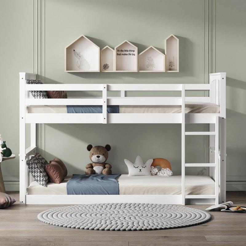 Felizitas Kids Bunk Bed, Twin, White