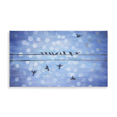 Birds on a Wire Tablecloth - Indoor/Outdoor Home Decor