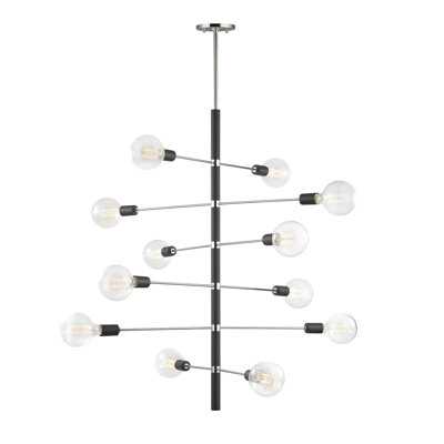 12 - Light Sputnik Modern Linear Chandelier