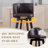Swivel Upholstered Solid Wood Bar & Counter Stool（Set of 3）-2122006491