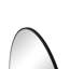Miroir mural noir de 36 pouces avec cadre en métal