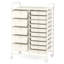 Rebrilliant 15 Drawer Rolling Organizer Cart Utility Storage Tools Scrapbook Paper Multi-use-2081541934