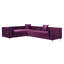Canapé modulaire en velours Giovanni-26908041-26908045