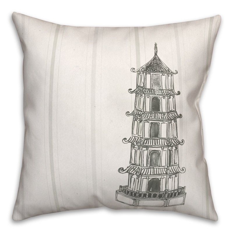 Polyester Throw Square Pillow Cover & Insert