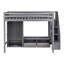 Structure de lit mezzanine avec garde-robe-2003023073