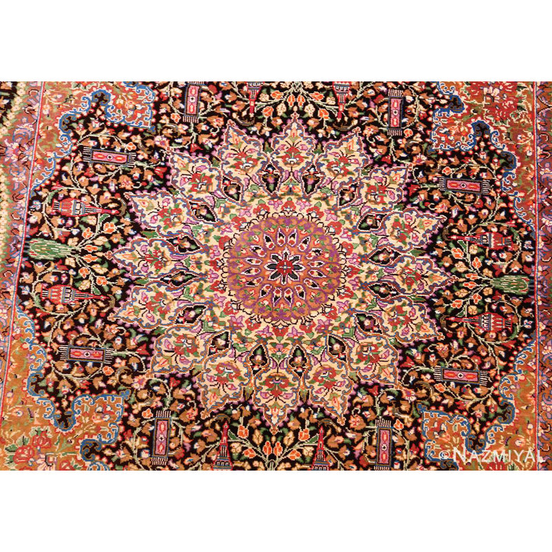 Persian Silk Oriental Area Rug