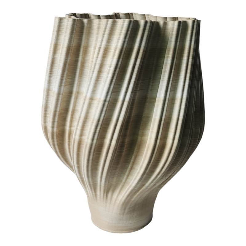 Vase en grès ciselé Karly