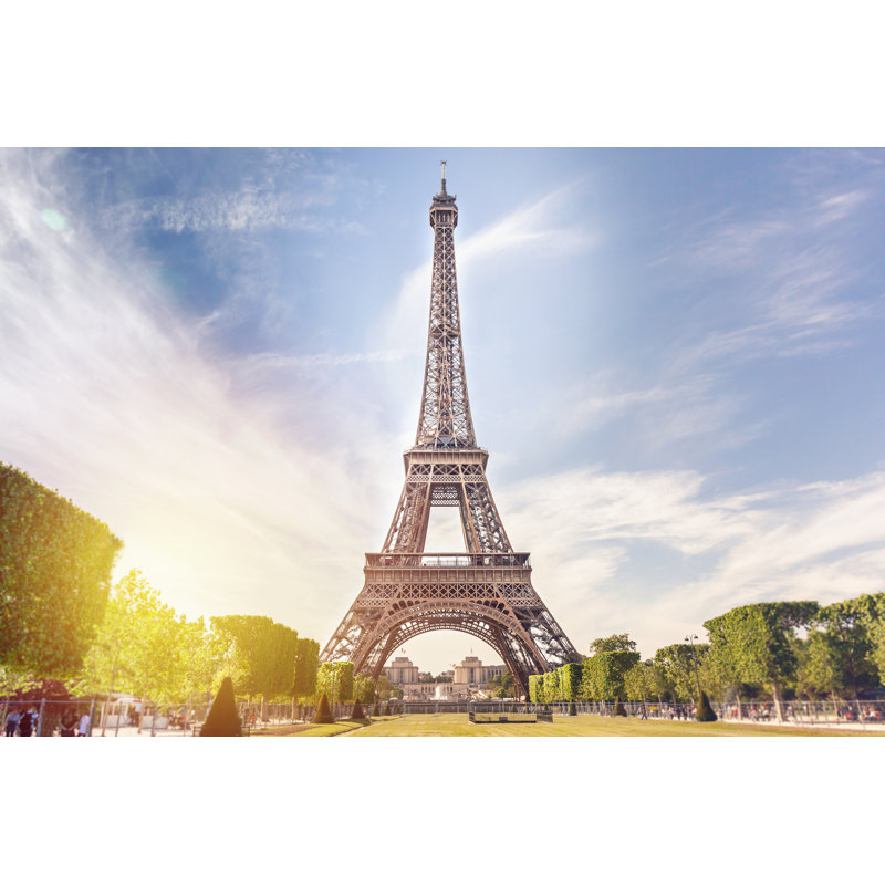 Eiffel Tower - Wrapped Canvas Print, 81cm H x 122cm W