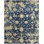 Dassiah Hand Knotted Wool Floral Area Rug in Blue