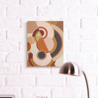 «Asymmetric Abstract Circles» par Grace Popp - reproduction d'art