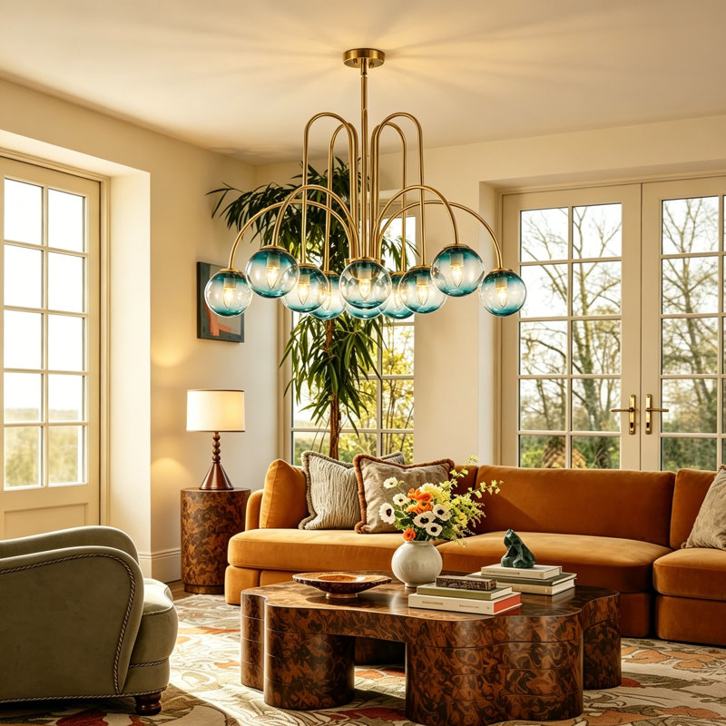 Lowndes 10 - Light Dimmable Sphere Chandelier