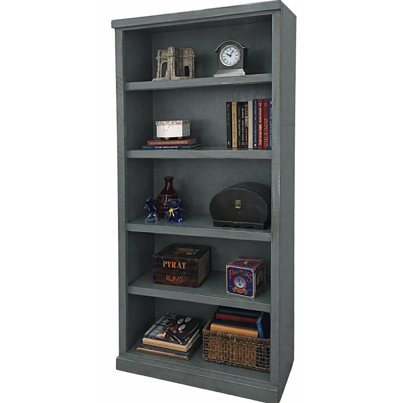Irie Bookcase, Rustic Dark Blue