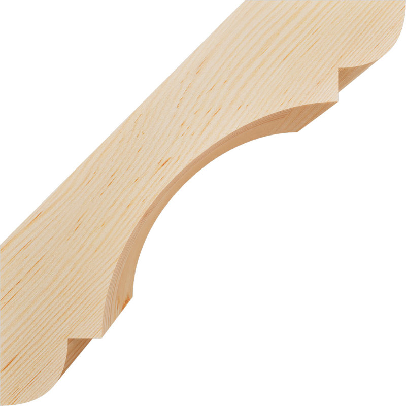 Attelle de genou olympique, Sapin de Douglas, H 14 po x l 5,5 po x P 14 po, Attelle lisse