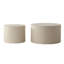 Ensemble de 2 tables basses gigognes Beige-1358743536-1358743542