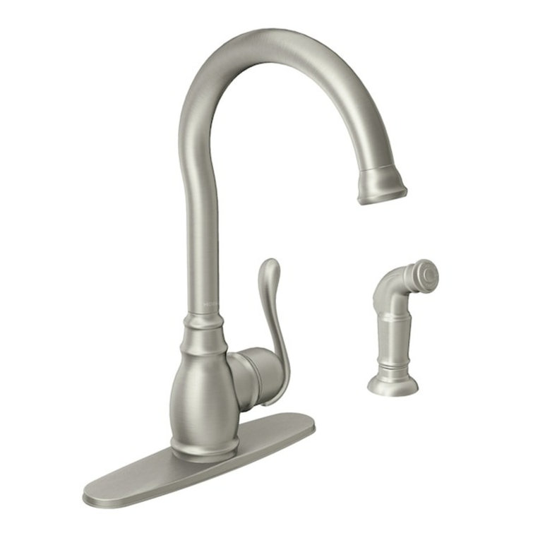 Anabelle Single Handle Kitchen Faucet with Side Spray