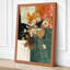 Geometric Bloom Arrangement Mid-Century - Wrapped Canvas-1558694119-1558694124