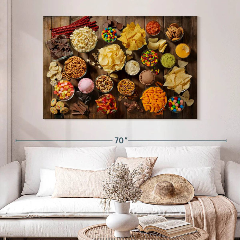 Yarlin Snacks Selection, 34" H x 51" W