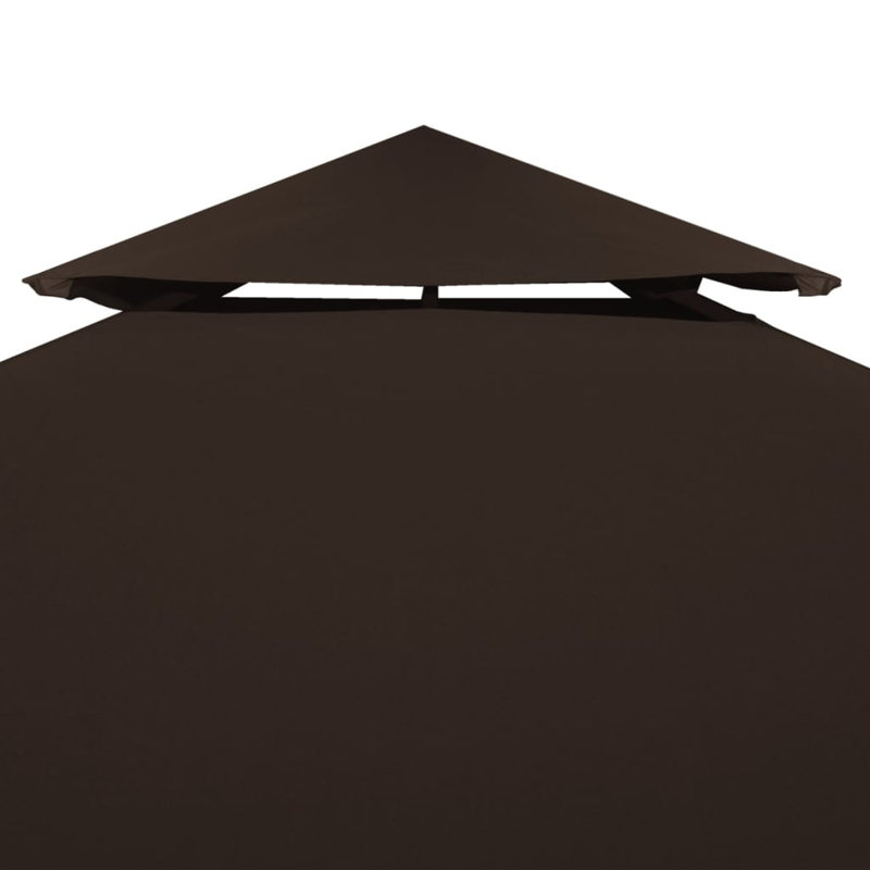 Monterrey Dakota Fields Plastic Replacement Canopy for Gazebo, Brown