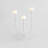 VidaLite Breeze 3-Light Matte White Wall Sconce, Wall Lamp In Modern Coastal Style With Opal White Glass Shades, Included G9 LED Bulbs, Unique Textured Design