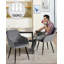 40cm H Velvet Upholstered Armchair-896030935-896030929