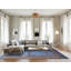 Tapis bleu / gris Caruthersville-1106088113