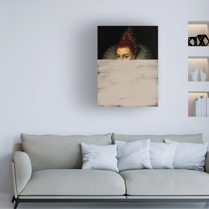 Art moderne sur toile, bolologien, H 19 po x l 14 po