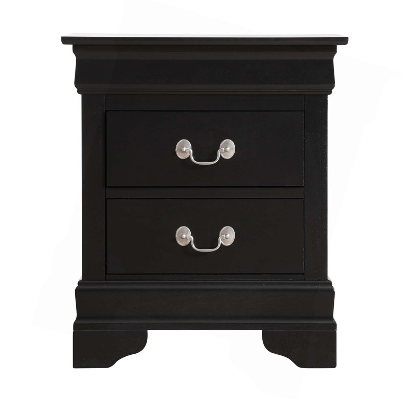 Jeffreys 21'' W Nightstand, Charcoal