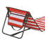 Set of 2 beach mat, foldable beach lounger, adjustable sun lounger steel Oxford